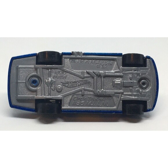 Circle Trucker Hot Wheels 2010 Blue Orange Tony DeBerry Race Car 20 Mattel H35 - Picture 14 of 14